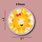 8 Ct. You Are My Sunshine Dessert Plates Smiling Sun Design, 7" Pastel Paper Party Plates